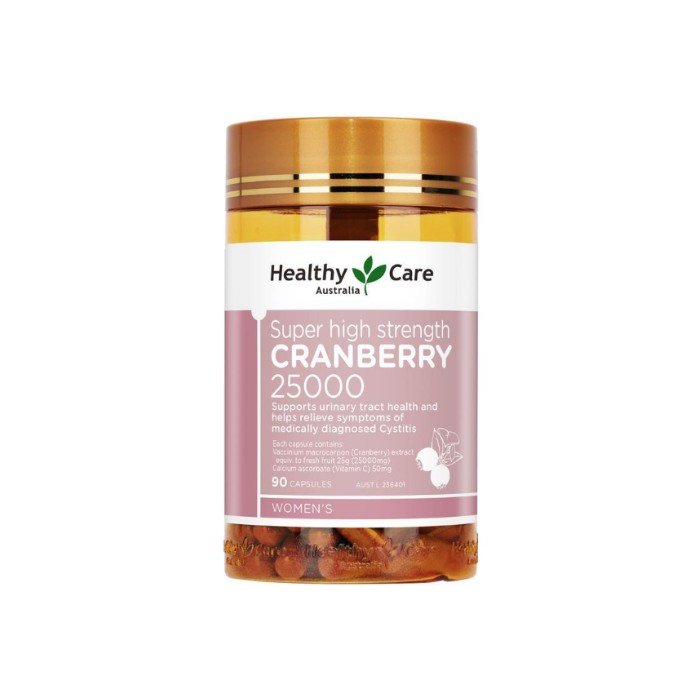 🇦🇺 Healthy Care 蔓越莓 25000mg｜90粒裝