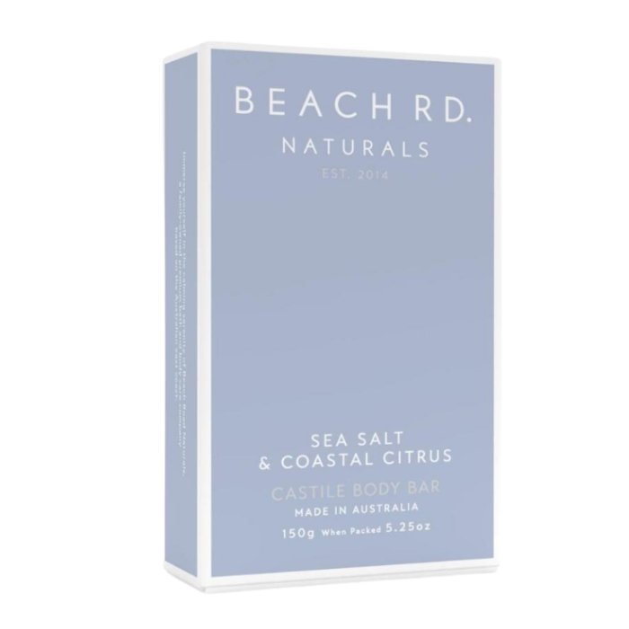 🇦🇺 Beach Rd Naturals 海鹽與海岸柑橘卡斯蒂利亞手工皂｜150g