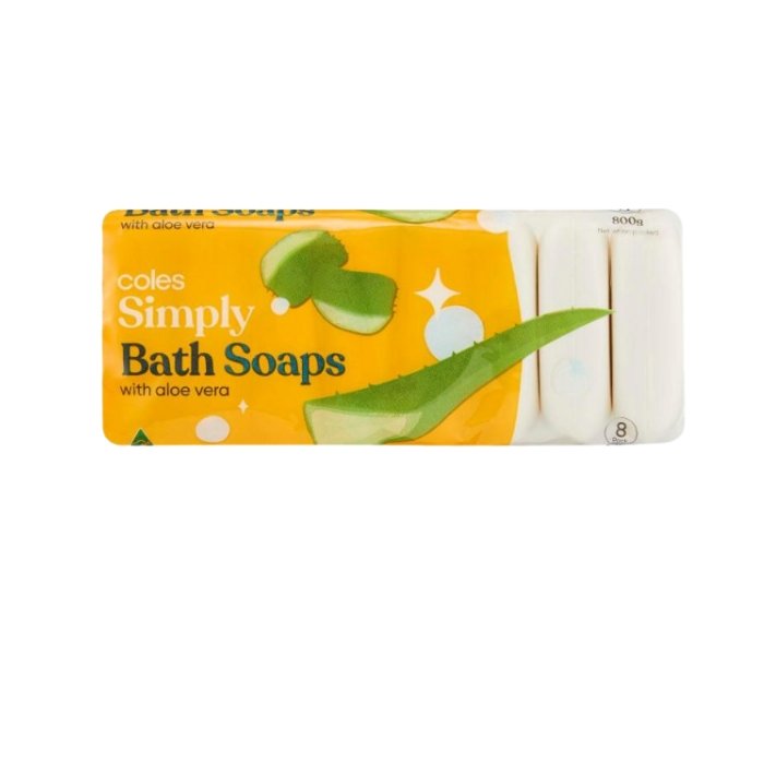 🇦🇺 Coles Simply 蘆薈滋養香皂｜8 入裝
