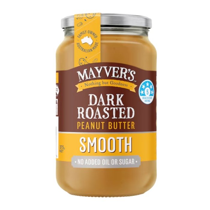 🇦🇺 Mayver’s 深焙綿滑花生醬｜Dark Roast Smooth Peanut Butter｜375g