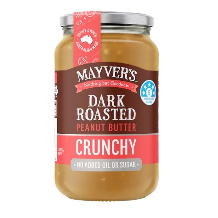 🇦🇺 Mayver’s 深焙酥脆花生醬｜Dark Roast Crunchy Peanut Butter｜375g