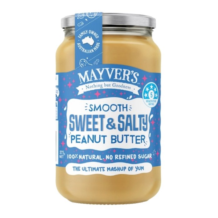 🇦🇺 Mayver’s 綿滑甜鹹花生醬｜Smooth Peanut Butter Sweet & Salty｜375g