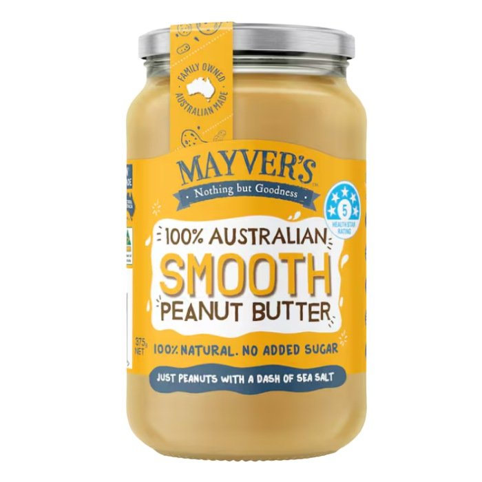 🇦🇺 Mayver’s 綿滑花生醬｜Smooth Peanut Butter｜375g