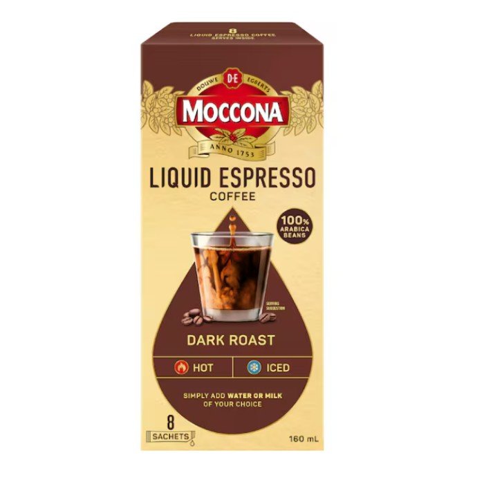 🇦🇺 Moccona 液態即溶咖啡包｜濃縮深焙風味｜8 入裝