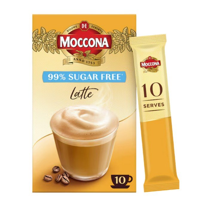 🇦🇺 Moccona 拿鐵即溶咖啡包｜無糖拿鐵風味｜10 入裝