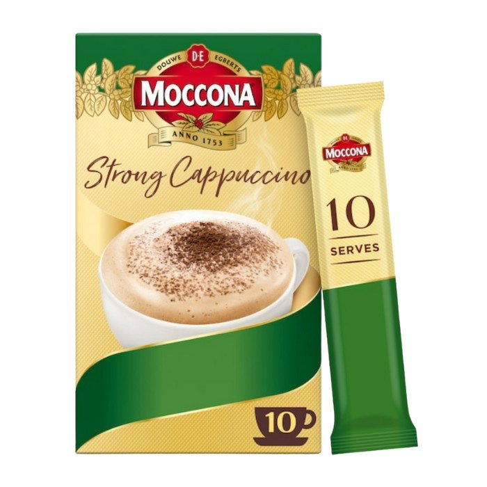 🇦🇺 Moccona 拿鐵即溶咖啡包｜雙倍濃縮卡布奇諾風味｜10 入裝