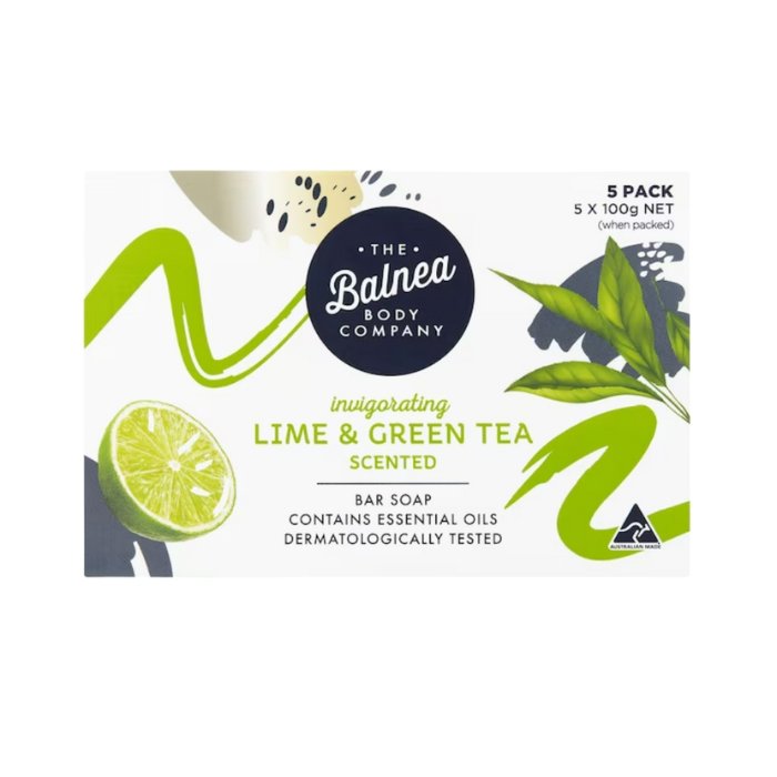 🇦🇺 The Balnea Body Company 清新青檸綠茶香皂｜5 入裝