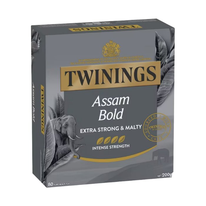 Twinings 阿薩姆濃香紅茶 Assam Bold Black Tea Bags｜80 入