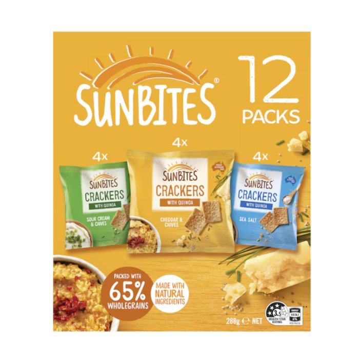 Sunbites 健康脆片盒裝系列